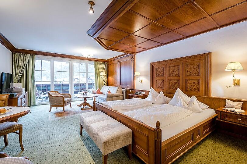 Das Vier-Sterne-Superior-Haupthaus hat 59 Suiten.