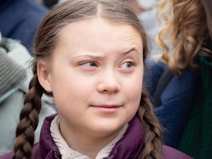 Die Umweltaktivistin Greta Thunberg bei der "Fridays for Future"-Demo in Berlin.
