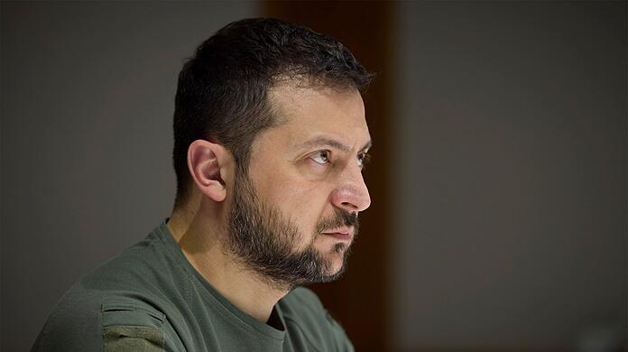 "Bereit, bis zum Schluss zu kämpfen": Präsident Wolodymyr Selenskyj.