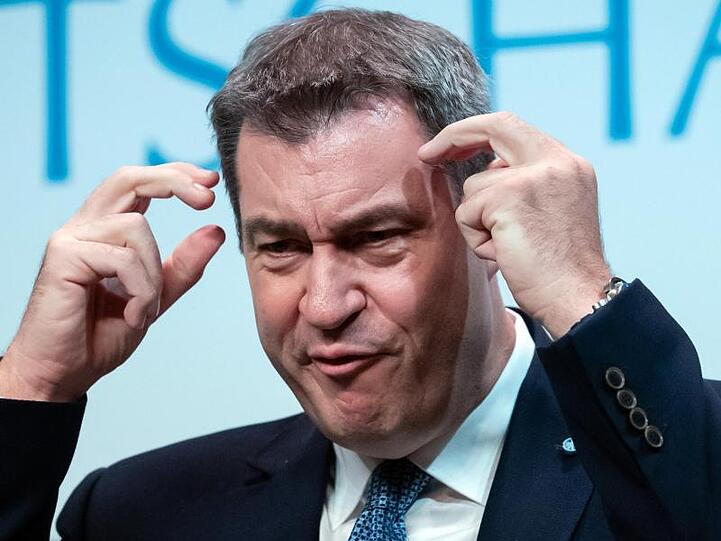 Markus Söder nimmt an einer Veranstaltung teil. Foto: Sven Hoppe/dpa