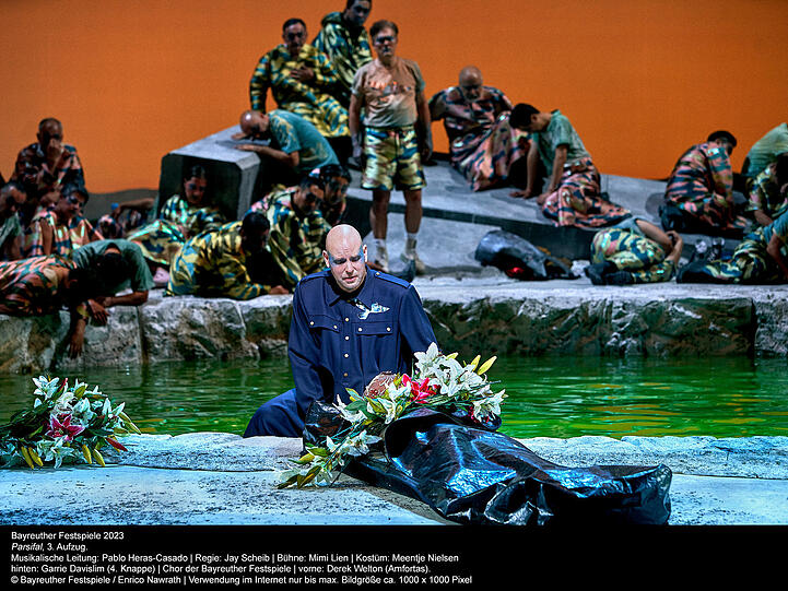 Amfortas (Derek Welton) im dritten Aufzug,