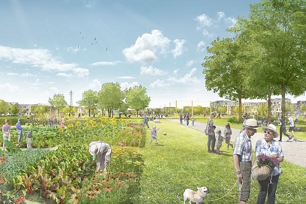 Eine „Multikodierung des Münchner Nordosten“ könnte laut den Architekten entstehen. Eine „Multikodierung des Münchner Nordosten“ könnte laut den Architekten entstehen.