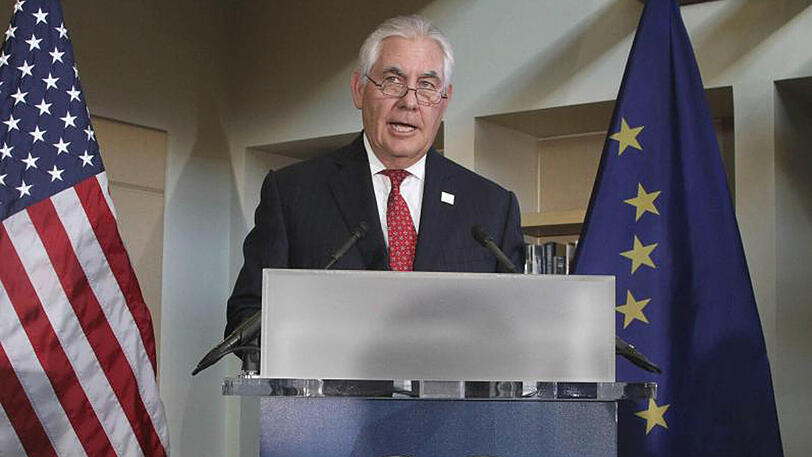 US-Außenminister Rex Tillerson hält in Fairbanks die Eröffnungsrede zum Treffen des Arktischen Rates.