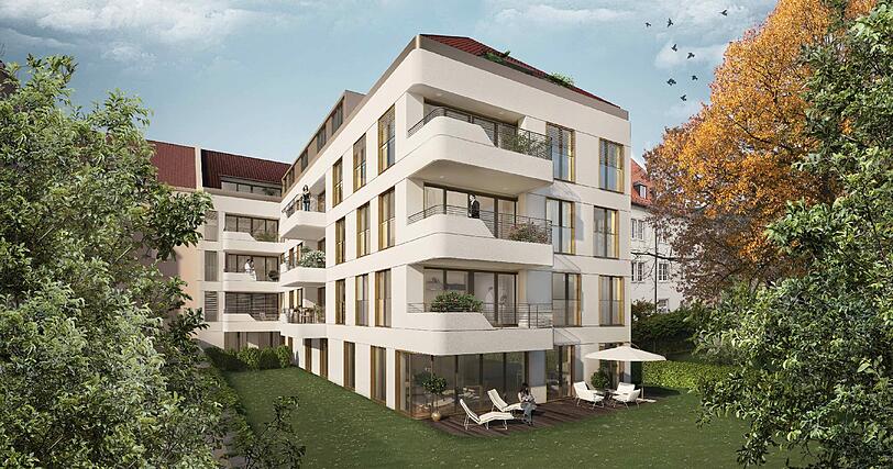 So soll der Neubau in der Lessingstraße aussehen, wenn er fertig ist.