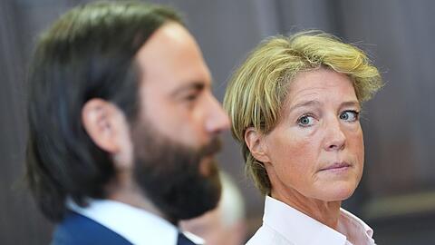 Christina Block bestreitet die Vorw&uuml;rfe der Anklage.