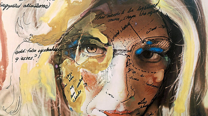 Wie vor der Schönheits-OP: Von Lynn Hershman Leeson stammt "Roberta's Construction Chart #2" (1975).