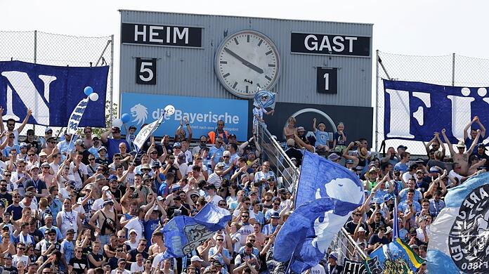 In normaleren Zeiten die Heimat der Löwen-Fans: Das Grünwalder Stadion.