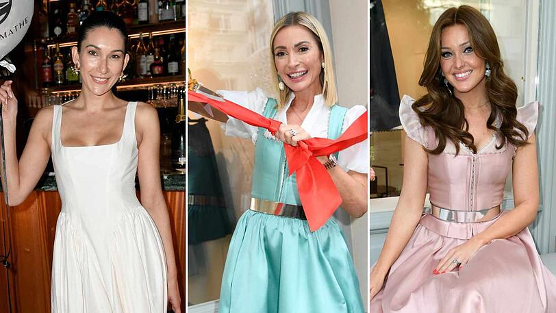 In M&uuml;nchen hat Dirndl-Designerin Kinga Mathe die Er&ouml;ffnung ihres neuen Ladens im Glockenbachviertel gefeiert.