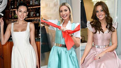 In M&uuml;nchen hat Dirndl-Designerin Kinga Mathe die Er&ouml;ffnung ihres neuen Ladens im Glockenbachviertel gefeiert.