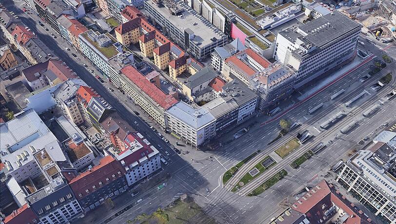 Prägnant: die Abrisshäuser an der Sonnen- und Schwanthalerstraße. Prägnant: die Abrisshäuser an der Sonnen- und Schwanthalerstraße.
