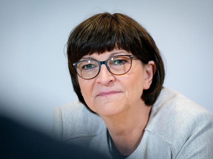 Saskia Esken, Bundesvorsitzende der SPD. Foto: Kay Nietfeld/dpa/Archivbild