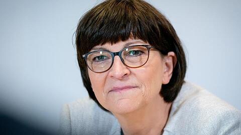 Saskia Esken, Bundesvorsitzende der SPD. Foto: Kay Nietfeld/dpa/Archivbild
