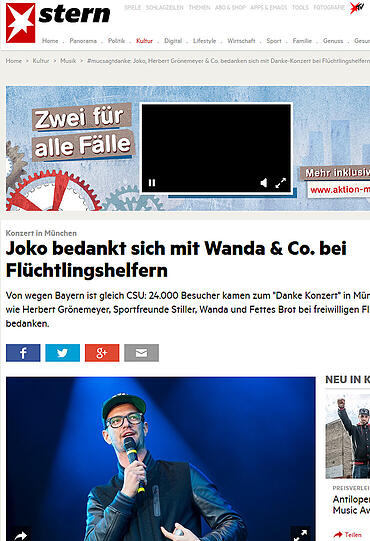 stern.de stellt den Moderator Joko Winterscheid in den Mittelpunkt.