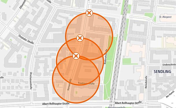 Etwa 170 Haushalte sind von dem Stromausfall betroffen. Etwa 170 Haushalte sind von dem Stromausfall betroffen.