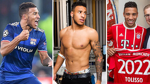 &bdquo;Ich habe mir hohe Ziele mit dem FC Bayern gesteckt&ldquo;, sagt Neuzugang Corentin Tolisso. Der 22-Jährige kommt von Olympique Lyon.