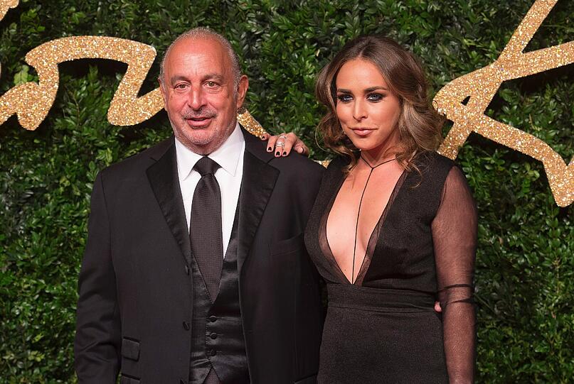 Unternehmer Philip Green mit Tochter Chloe.