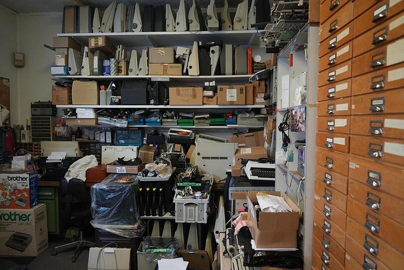 Blick in die Werkstatt - mitten hinein ins kreative Chaos.