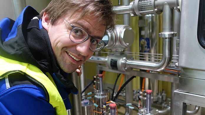 Der 36-Jährige Manuel Rößle gehört zum dreiköpfigen Braumeister-Team der Klosterbrauerei Andechs.