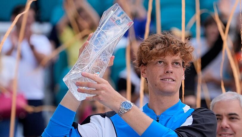 In der Weltrangliste steht Sinner als erster Tennis-Profi aus Italien auf Rang zwei.