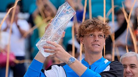 In der Weltrangliste steht Sinner als erster Tennis-Profi aus Italien auf Rang zwei.