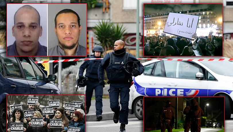 Nach dem Anschlag auf das Satiremagazin "Charlie Hebdo" fürchtet Frankreich weitere Attentate Nach dem Anschlag auf das Satiremagazin "Charlie Hebdo" fürchtet Frankreich weitere Attentate