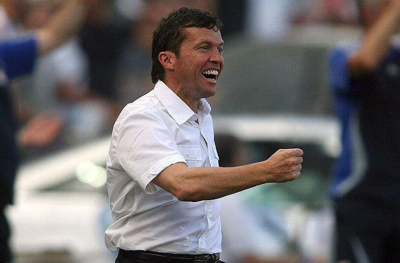 Matthäus' Trainerstationen: Rapid Wien, FK Partizan, ungarische Nationalmannschaft, Clube Atlético Paranaense, Maccabi Netanya, bulgarische Nationalmannschaft.