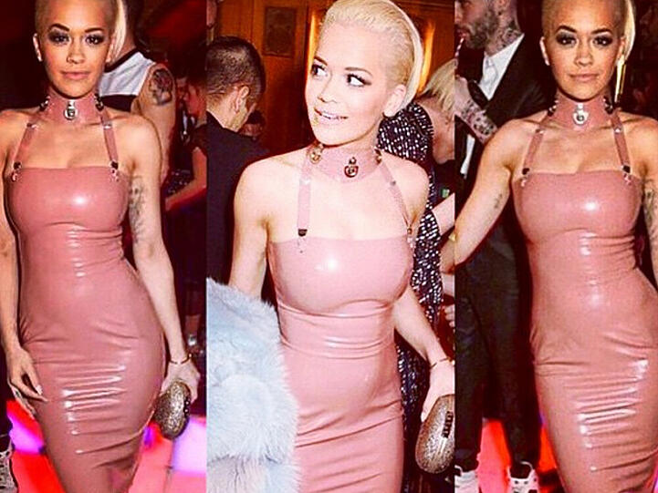 Diese Collage ihres Outfits postete Rita Ora auf Instagram
