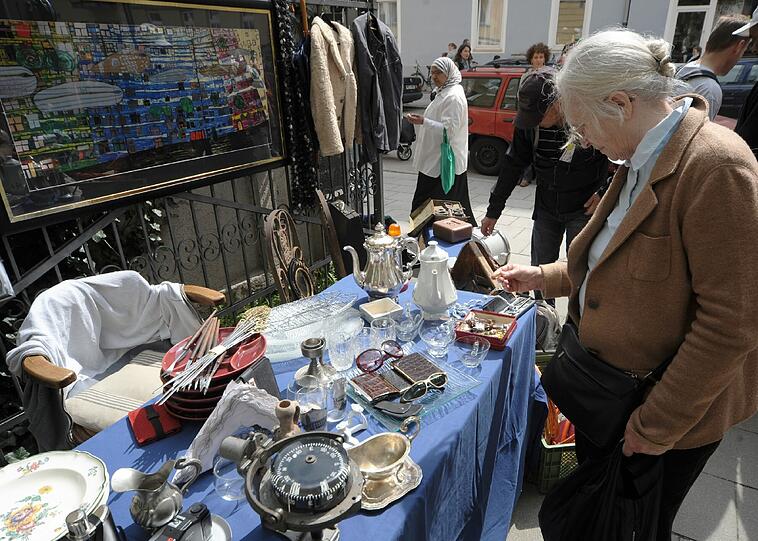 Hofflohmarkt in der Metzstraße