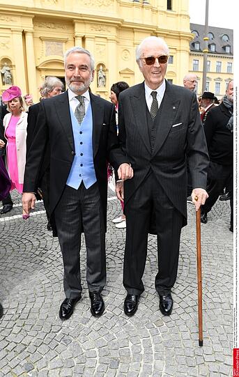 Franz Herzog von Bayern (r.) undThomas Greinwald (Archivbild).