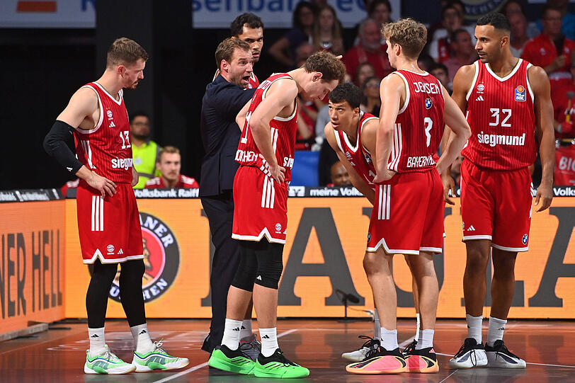 Wollen als Team funktionieren: Die Basketballer des FC Bayern. Wollen als Team funktionieren: Die Basketballer des FC Bayern.