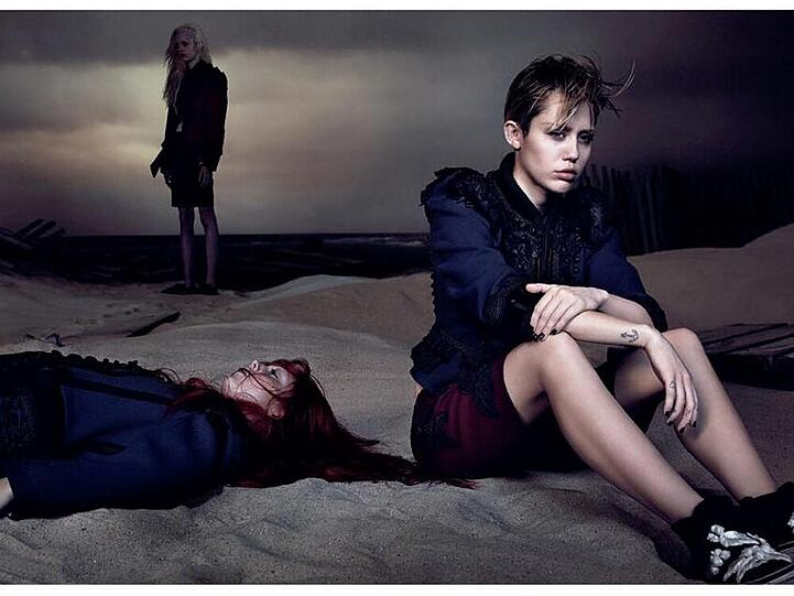 Miley Cyrus in der neuen Kampagne von Marc Jacobs