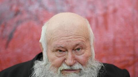 Der österreichische Aktionskünstler Hermann Nitsch.