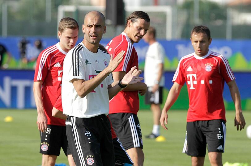 Pep GuardiolaDer FC Bayern in Riva am Gardasse: Sehen Sie hier die ersten Bilder aus dem Trainingslager!