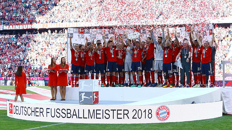 Oh wie ist das schön! Da lässt sich der FC Bayern zum 28. Mal zum deutschen Meister krönen.