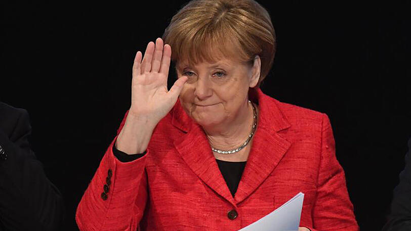 Angela Merkel ist mit 95 Prozent zur Spitzenkandidatin in Mecklenburg-Vorpommern gewählt worden.