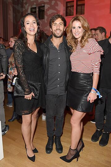 Top: Stephanie Stumph mit Max Giesinger und Mareile Höppner