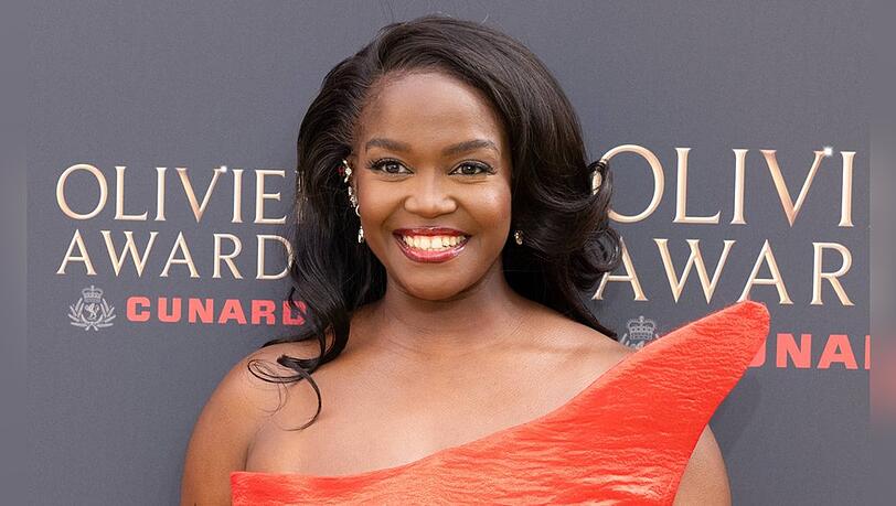 Bald zweifache Mama: Oti Mabuse. Bald zweifache Mama: Oti Mabuse.
