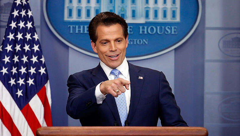 Hat eine besondere Art, seine Gedanken zu formulieren: Anthony Scaramucci, neuer Kommunikationsdirektor im Weißen Haus. Hat eine besondere Art, seine Gedanken zu formulieren: Anthony Scaramucci, neuer Kommunikationsdirektor im Weißen Haus.