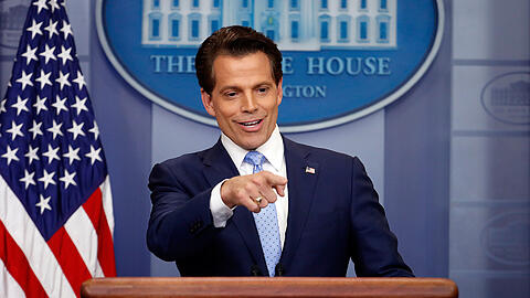 Hat eine besondere Art, seine Gedanken zu formulieren: Anthony Scaramucci, neuer Kommunikationsdirektor im Weißen Haus.