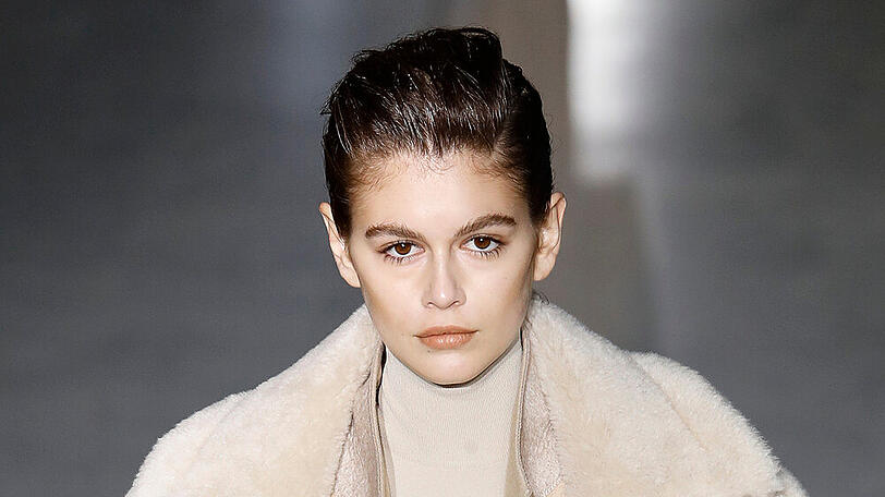 Kaia Gerber auf der Fashion Week in Mailand