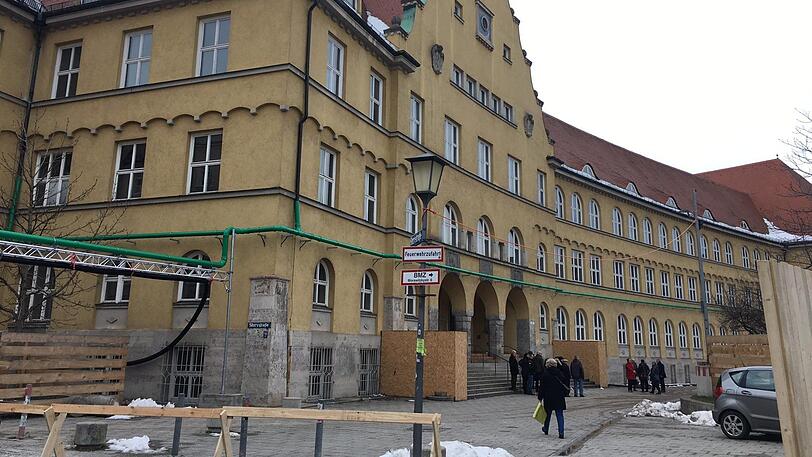 Das Oskar-von-Miller-Gymnasium in Schwabing wird umgebaut.