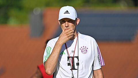 Bayern-Trainer Thomas Tuchel im Trainingslager am Tegernsee.