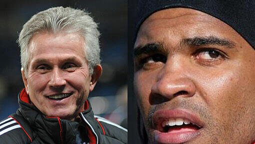 Trainer Jupp Heynckes vom FC Bayern München und Brasilianer Breno. Trainer Jupp Heynckes vom FC Bayern München und Brasilianer Breno.