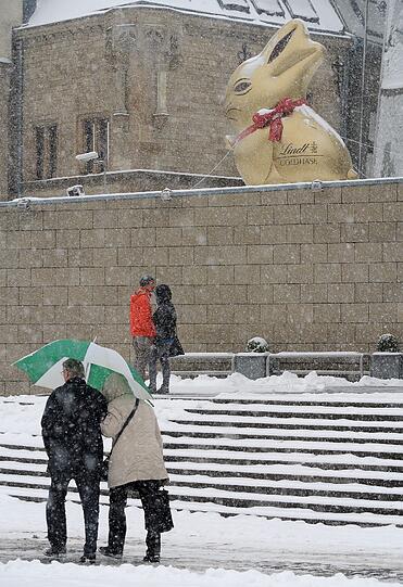 Wintereinbruch im März - die Bilder