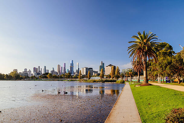 Metropole im Bundesstaat Victoria: Philipp Hockenberger hat sein Leben in Bayern gegen Melbourne eingetauscht.