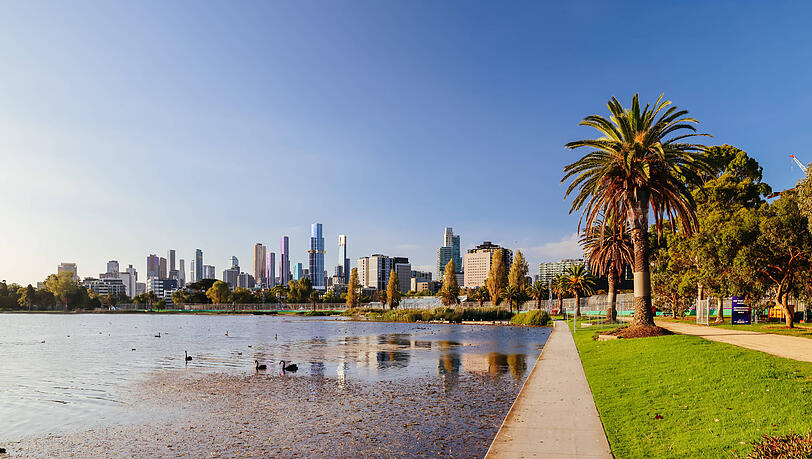 Metropole im Bundesstaat Victoria: Philipp Hockenberger hat sein Leben in Bayern gegen Melbourne eingetauscht.