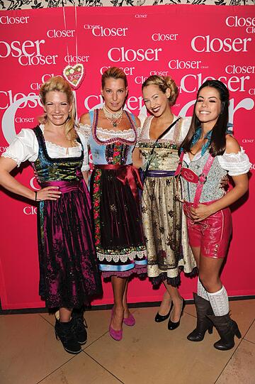 Jessica Kastrop, Giulia Siegel, Alessandra Pocher und Fernanda Brandao
