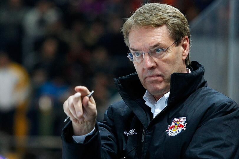 Kapital gescheitert: Pierre Pagé, Trainer des EHC Red Bull München.