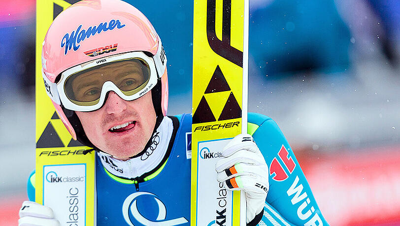 Hoffnungsvoller Neustart: Skisprung-Weltmeister Severin Freund. Hoffnungsvoller Neustart: Skisprung-Weltmeister Severin Freund.