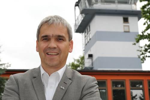Geschäftsführer Ralf Schmid will mit dem Airport hoch hinaus.